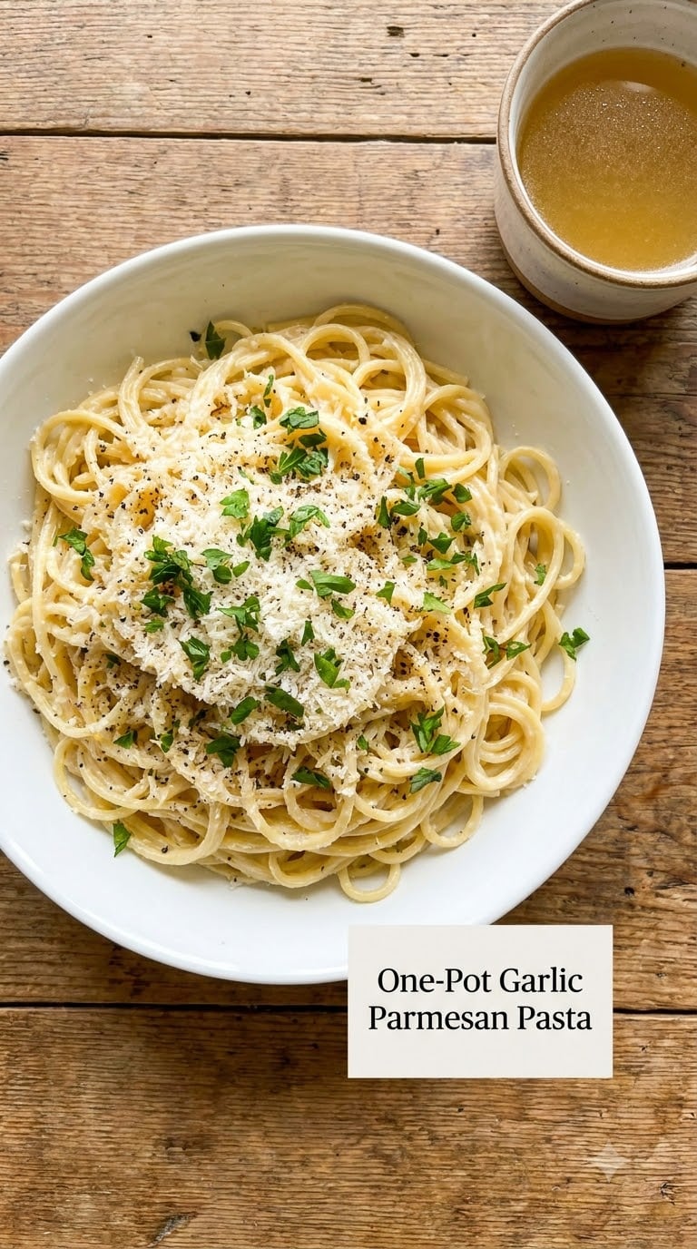One-Pot Garlic Parmesan Pasta