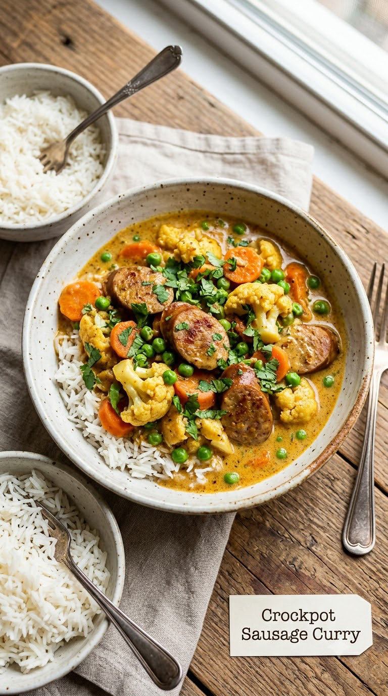 Crockpot Sausage Curry