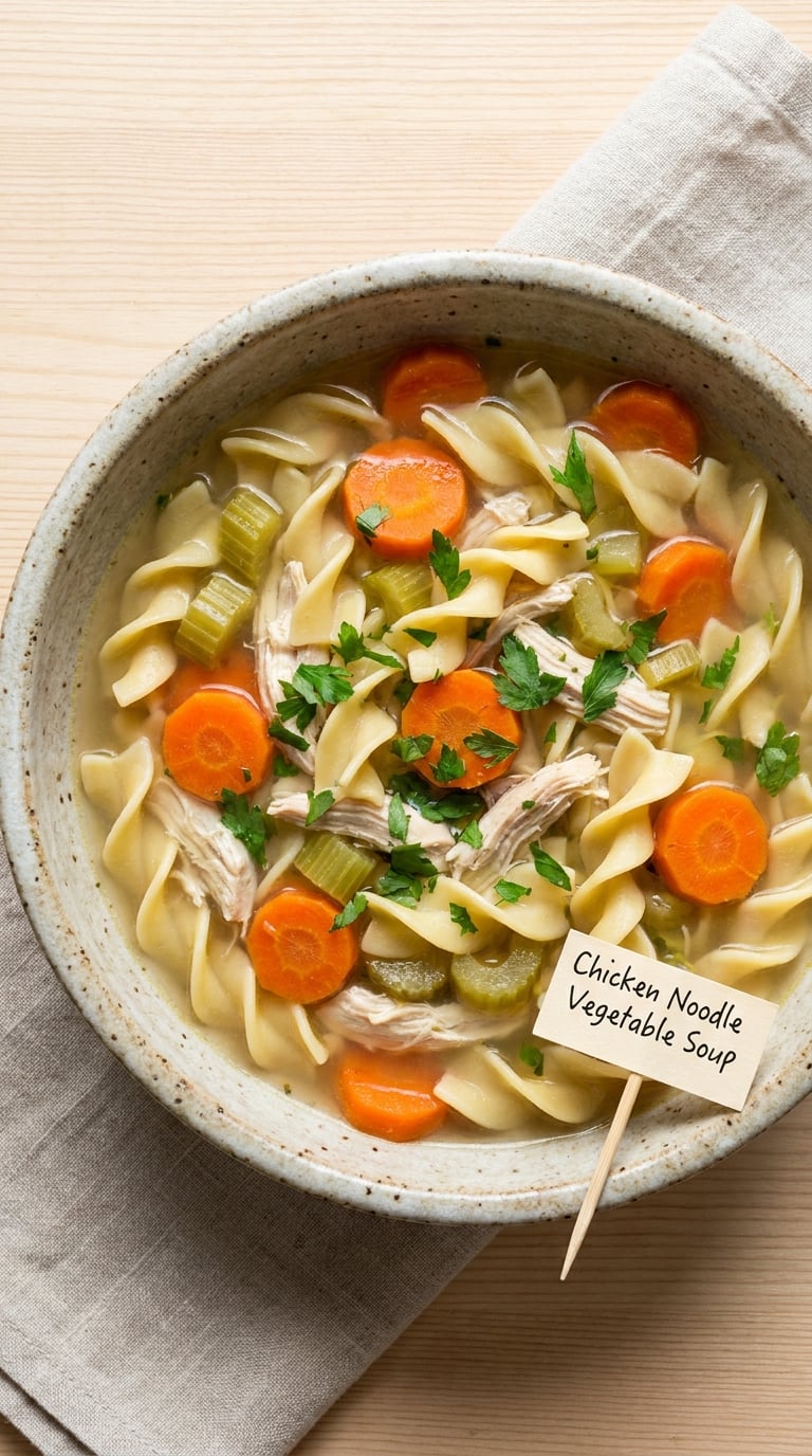 Chicken Noodle Vegetable Soup