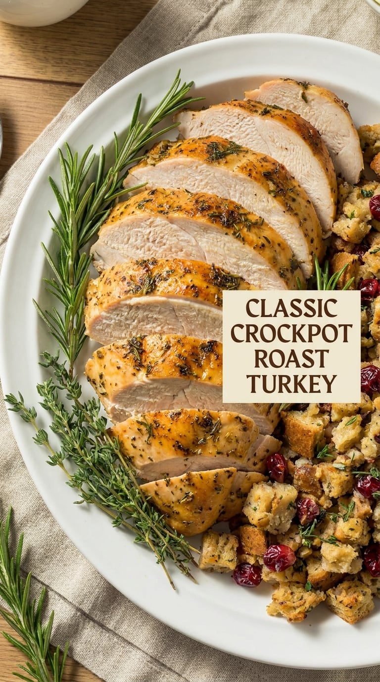Classic Crockpot Roast Turkey
