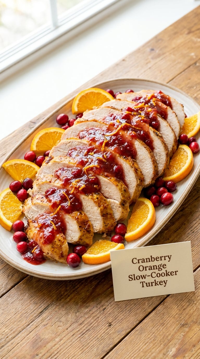 Cranberry Orange Slow-Cooker Turkey