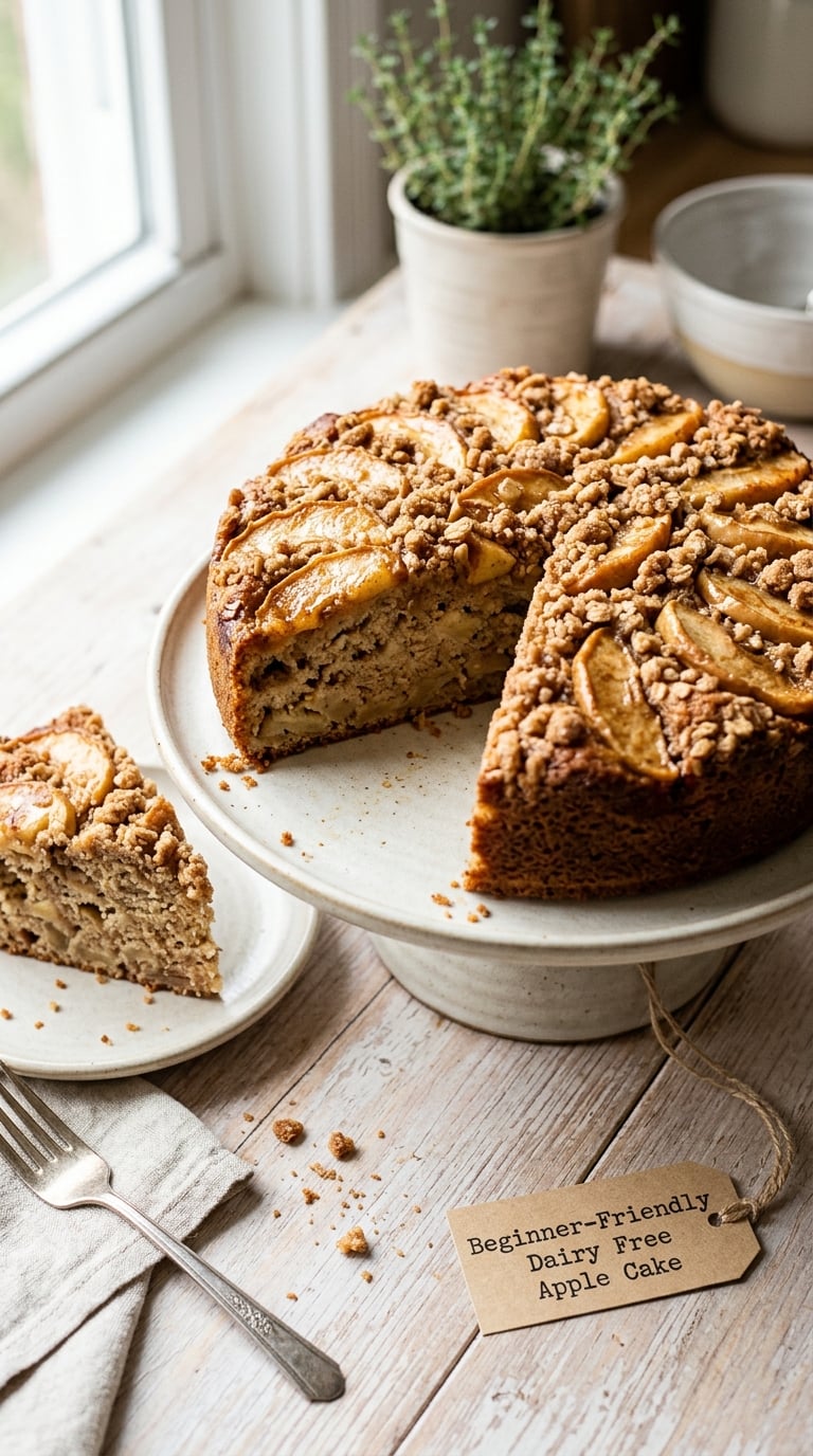 Beginner-Friendly Dairy Free Apple Cake