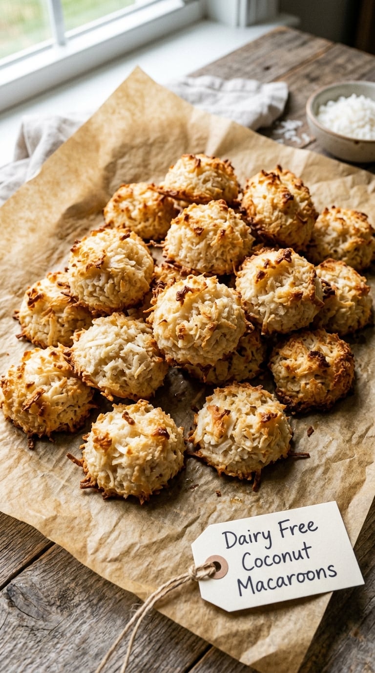 Dairy Free Coconut Macaroons