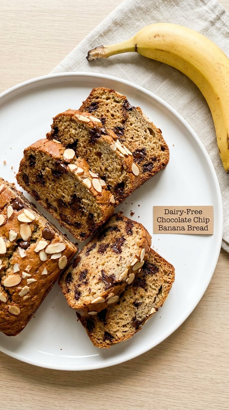 Dairy-Free Chocolate Chip Banana Bread