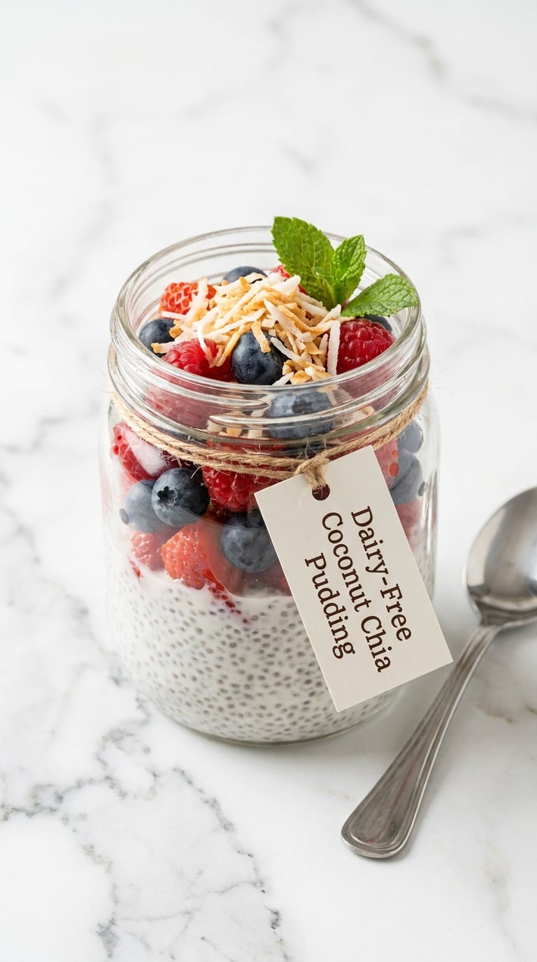 Dairy-Free Coconut Chia Pudding