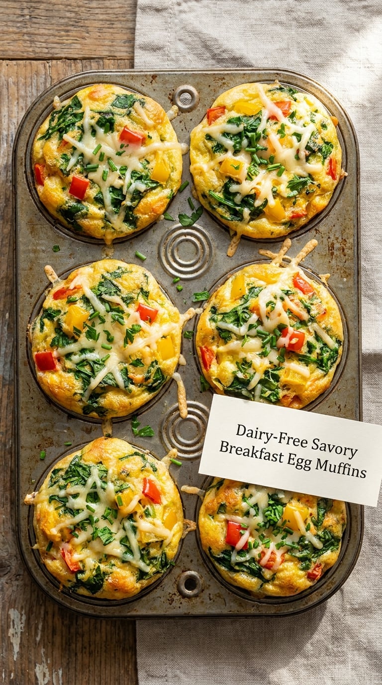 Dairy-Free Savory Breakfast Egg Muffins