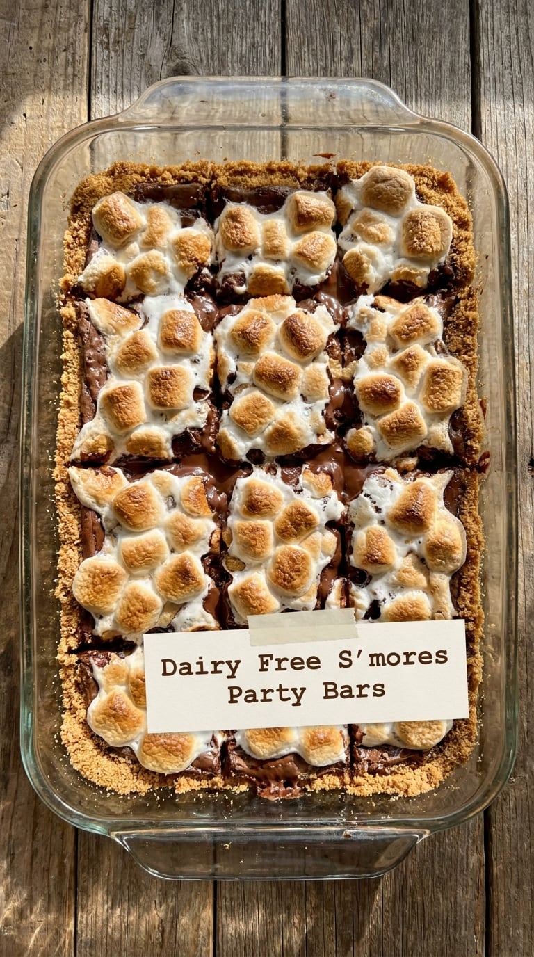 Dairy Free S'mores Party Bars
