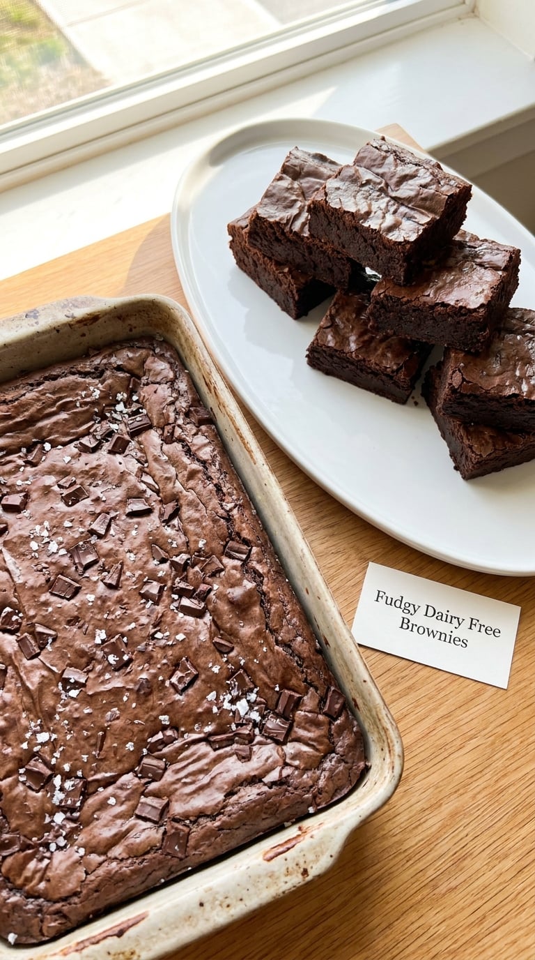 Fudgy Dairy Free Brownies