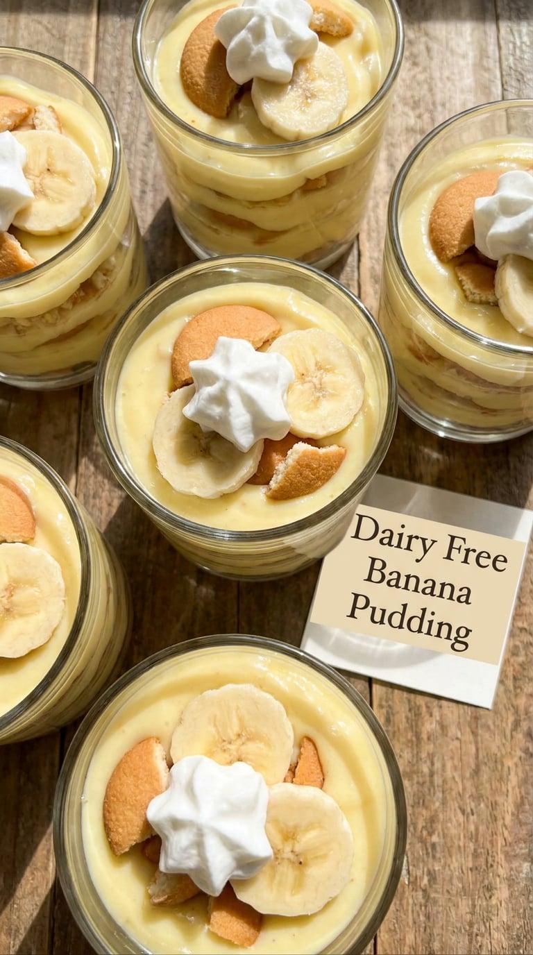 Dairy Free Banana Pudding
