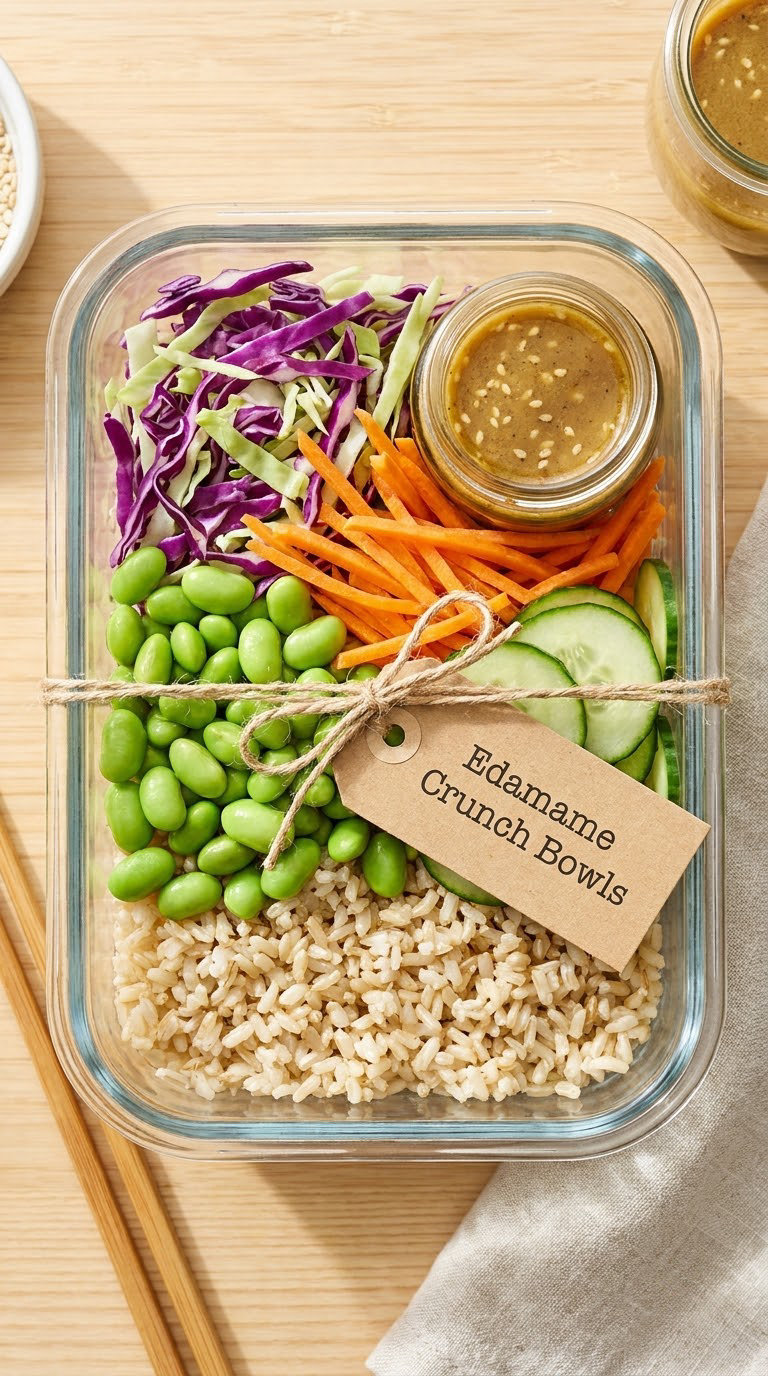 Edamame Crunch Bowls