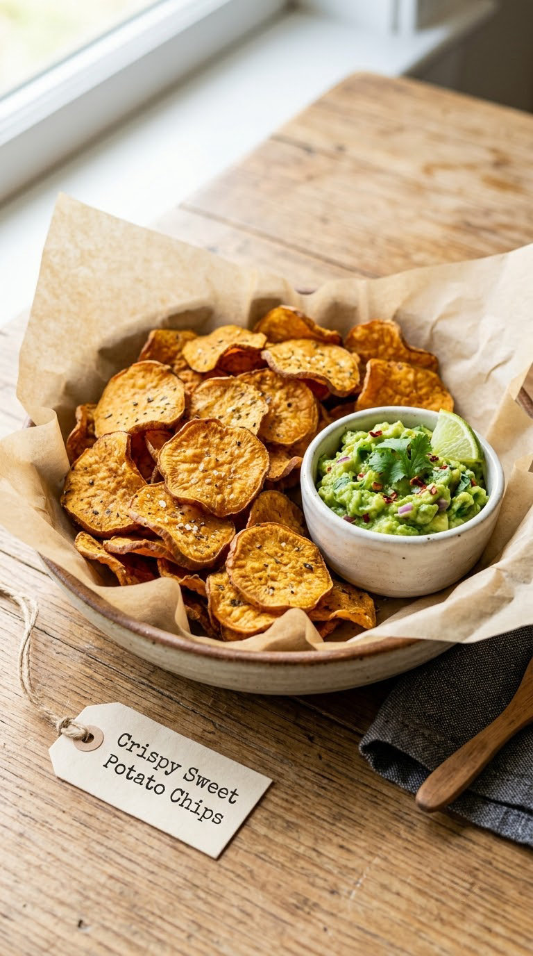Crispy Sweet Potato Chips