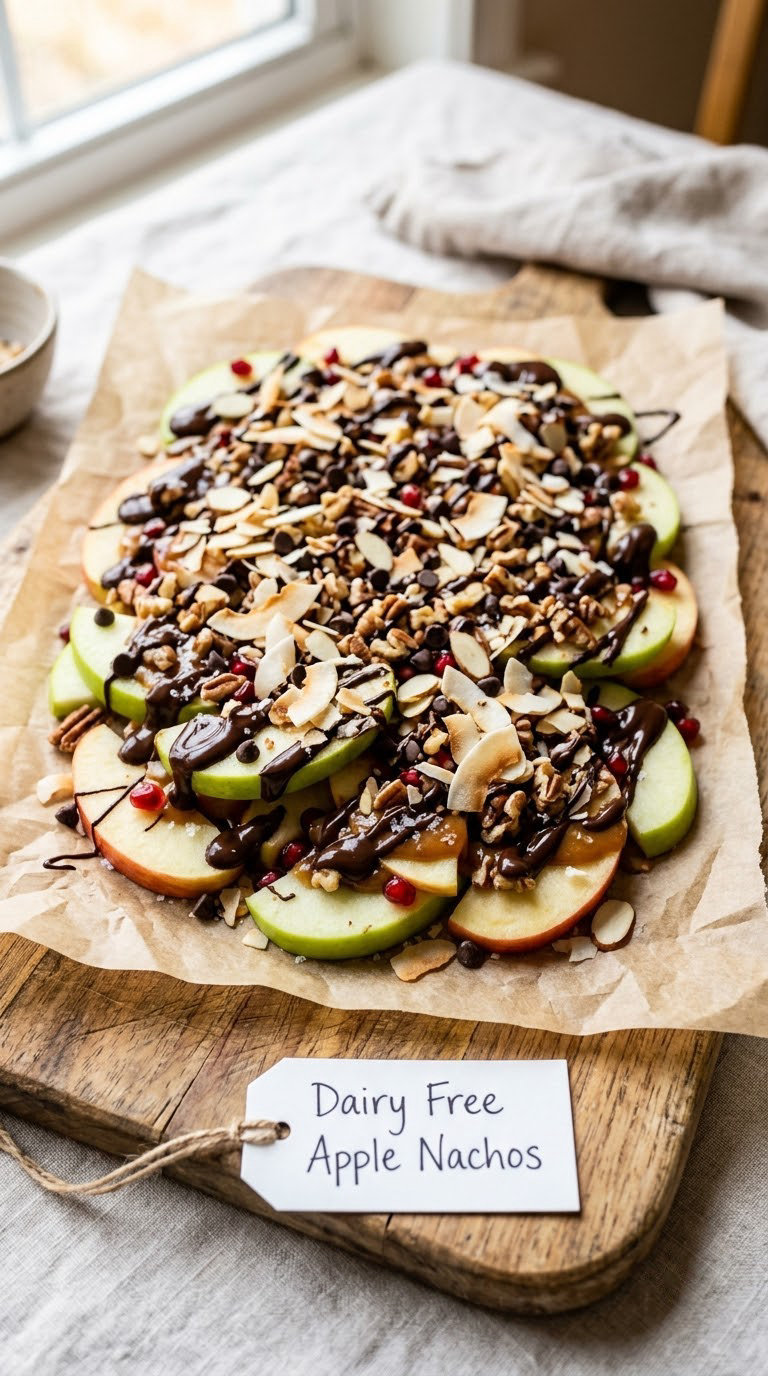 Dairy Free Apple Nachos
