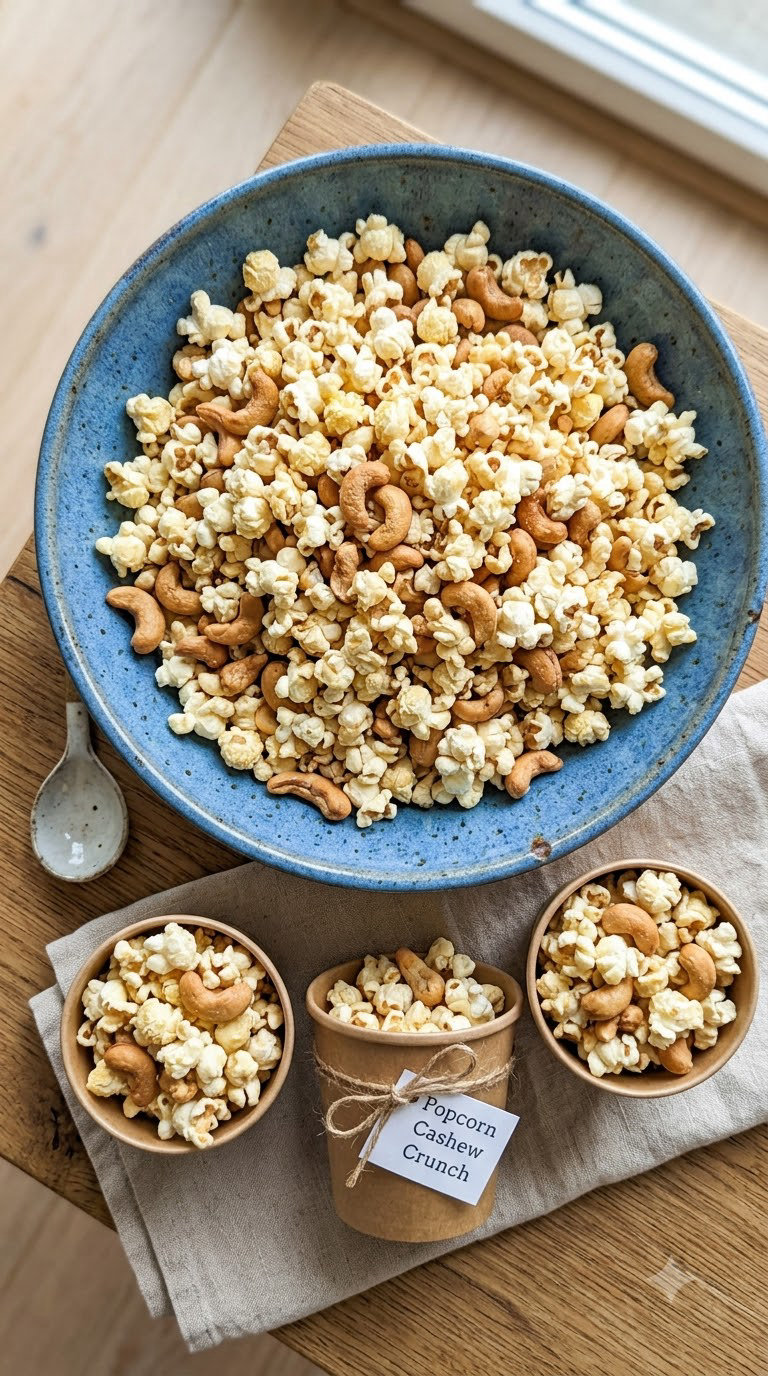 Popcorn Cashew Crunch