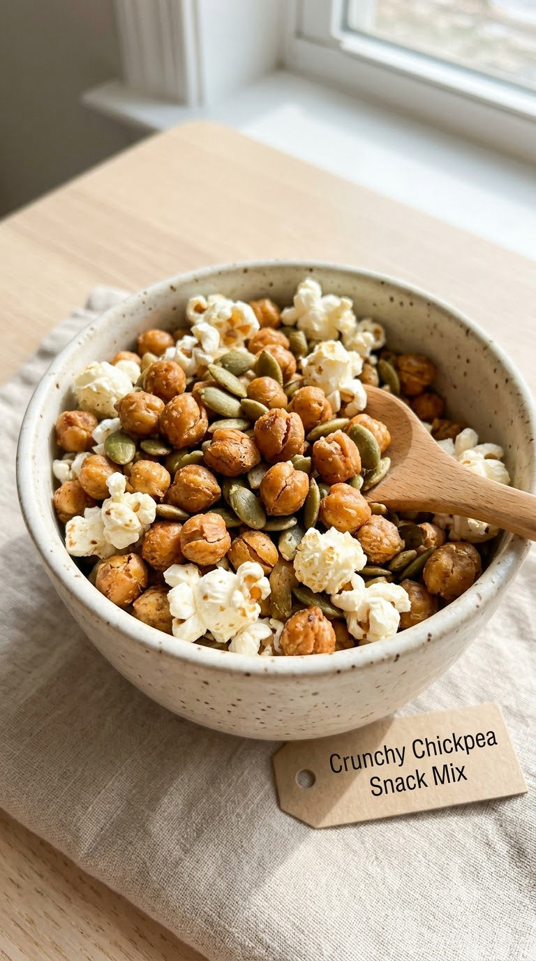 Crunchy Chickpea Snack Mix
