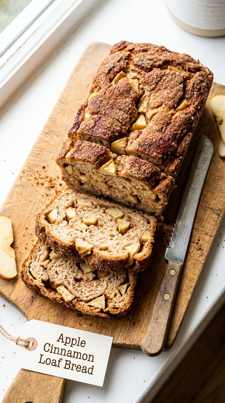 Apple Cinnamon Loaf Bread