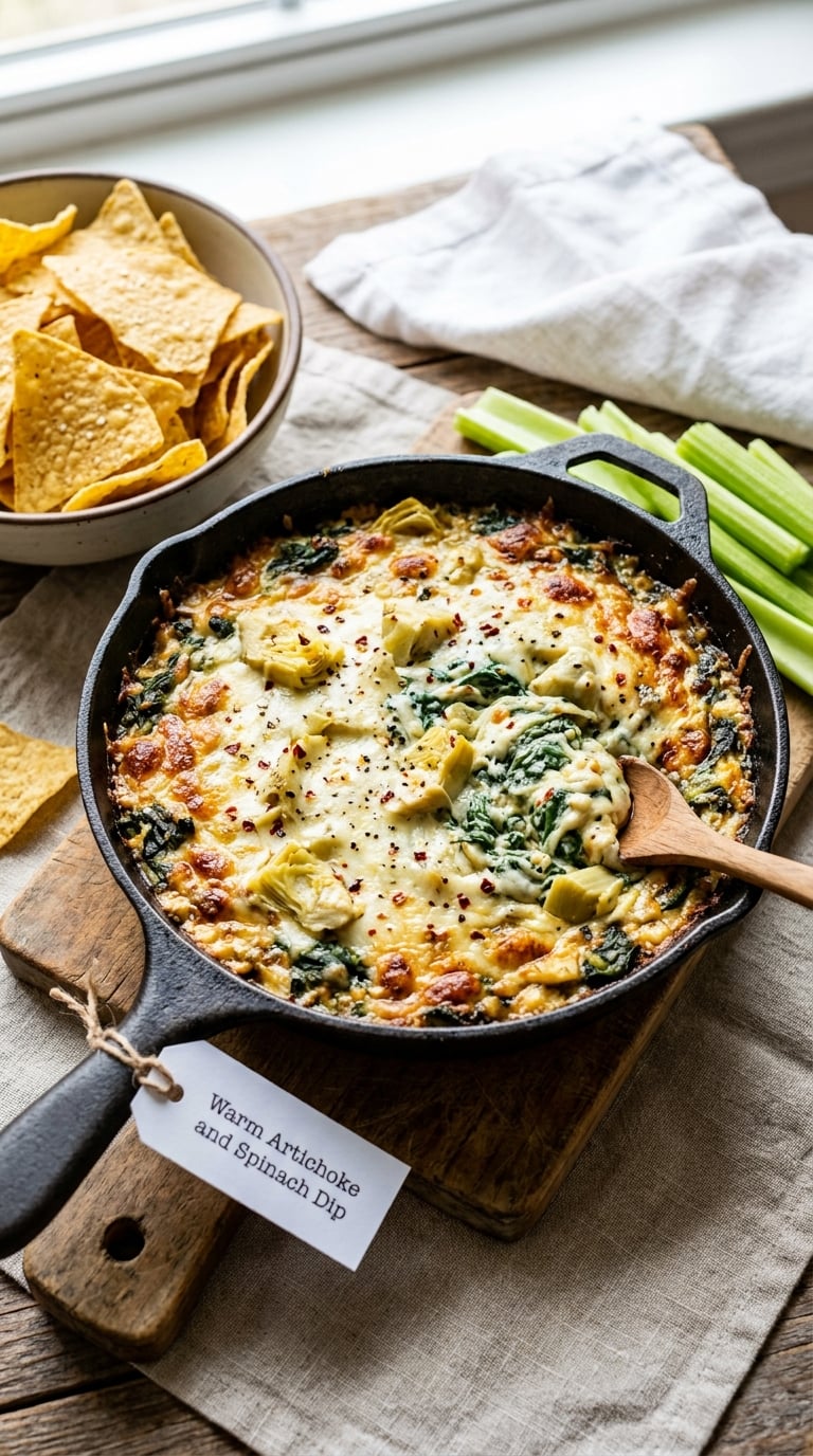 Warm Artichoke and Spinach Dip