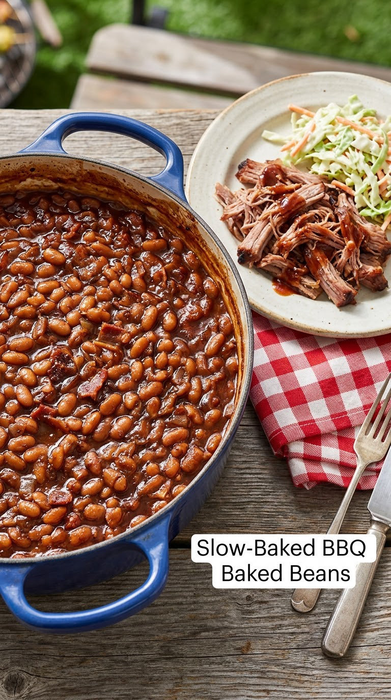 Slow-Baked BBQ Baked Beans