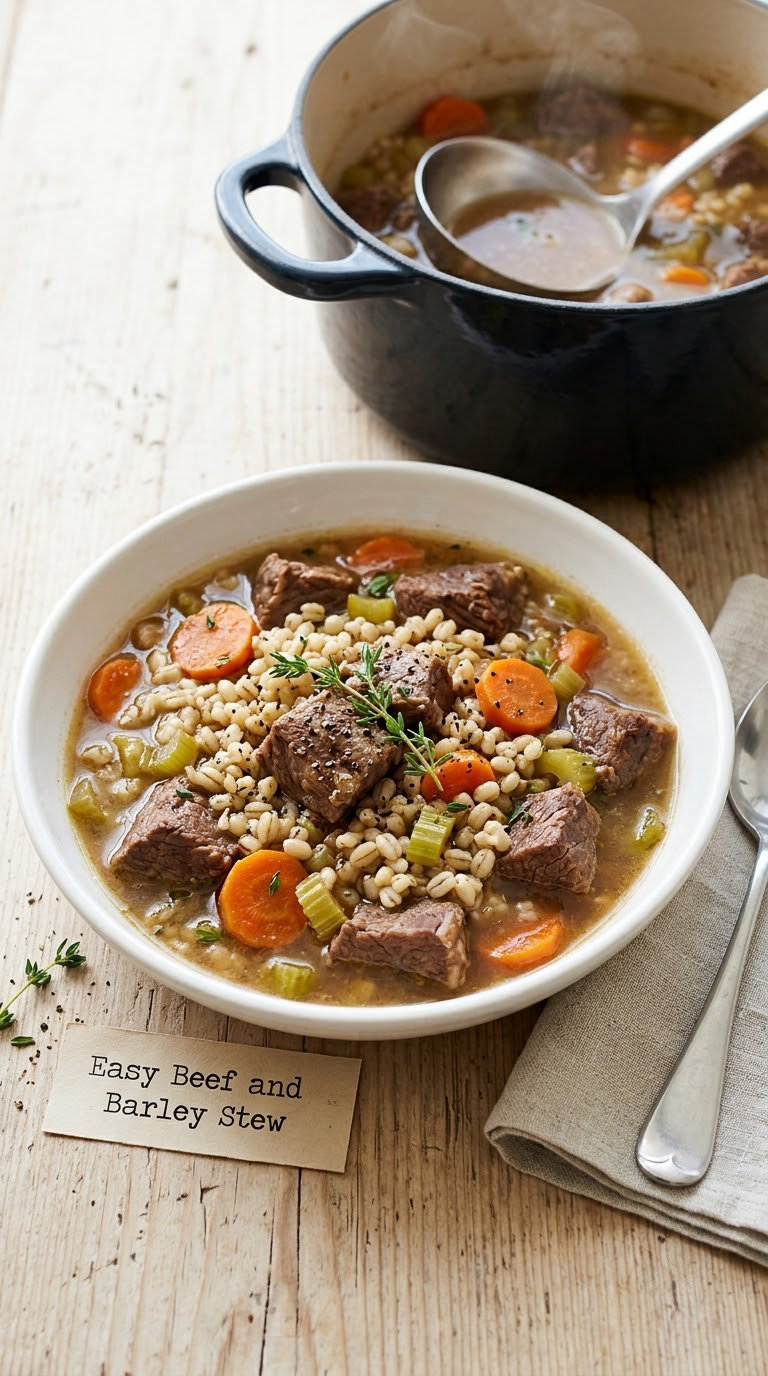 Easy Beef and Barley Stew