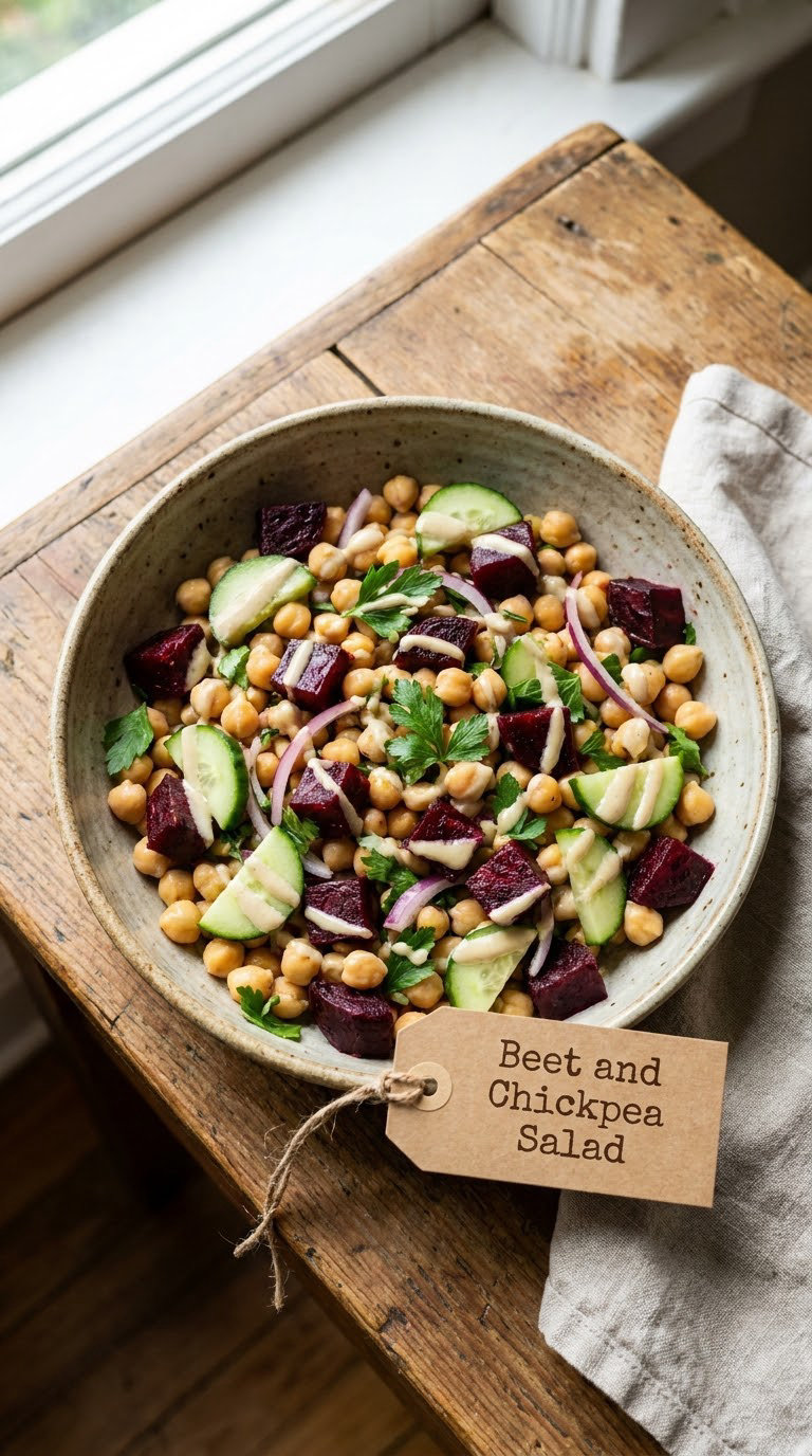 Beet and Chickpea Salad