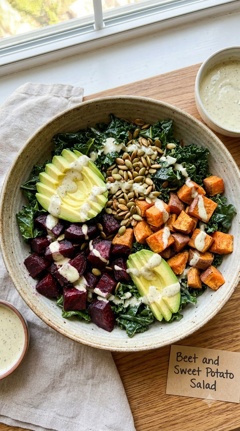 Beet and Sweet Potato Salad
