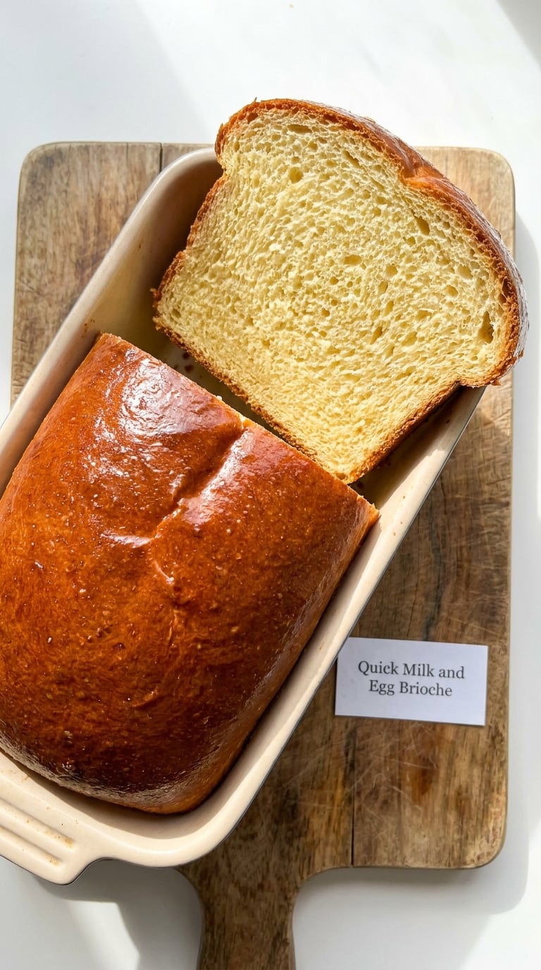 Quick Milk and Egg Brioche