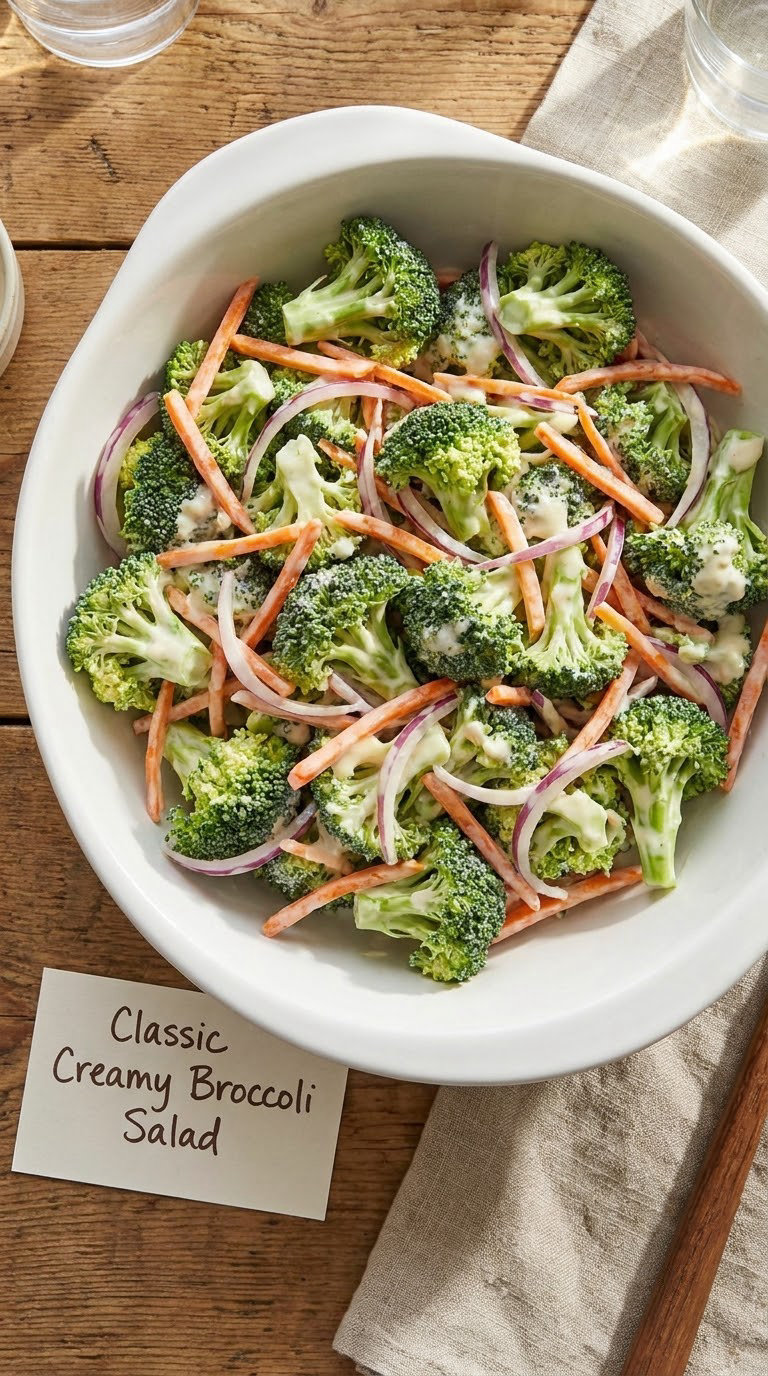 Classic Creamy Broccoli Salad