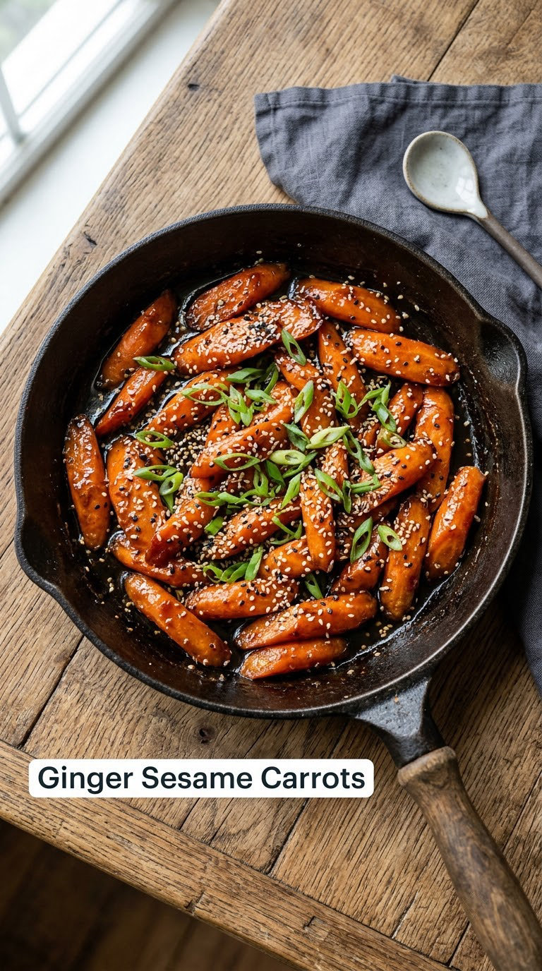 Ginger Sesame Carrots