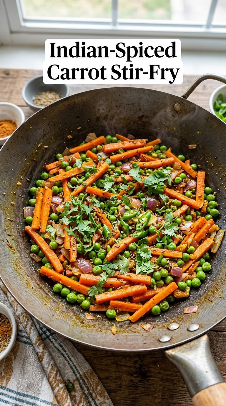 Indian-Spiced Carrot Stir-Fry