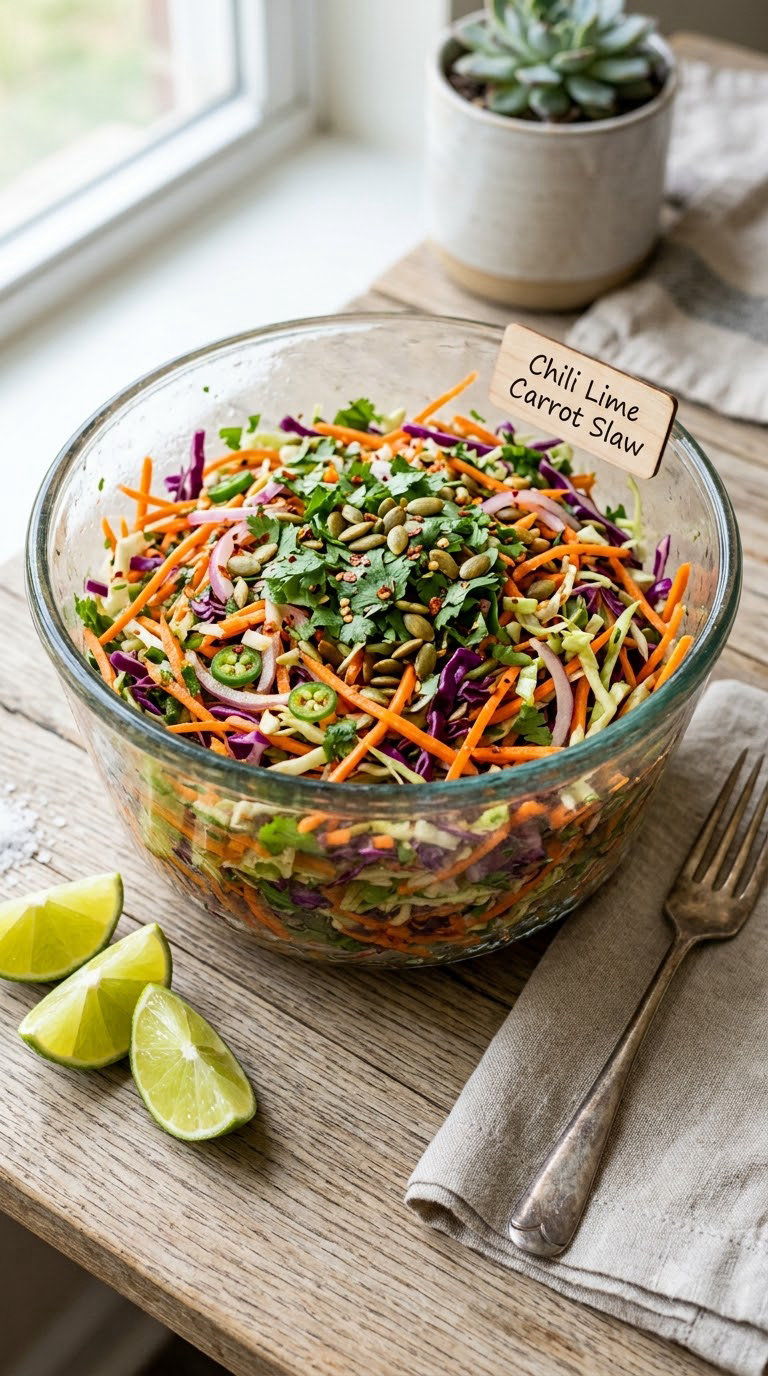 Chili Lime Carrot Slaw