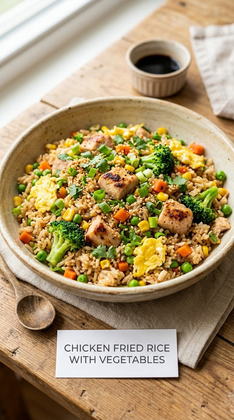 Chicken Fried Rice with Vegetables