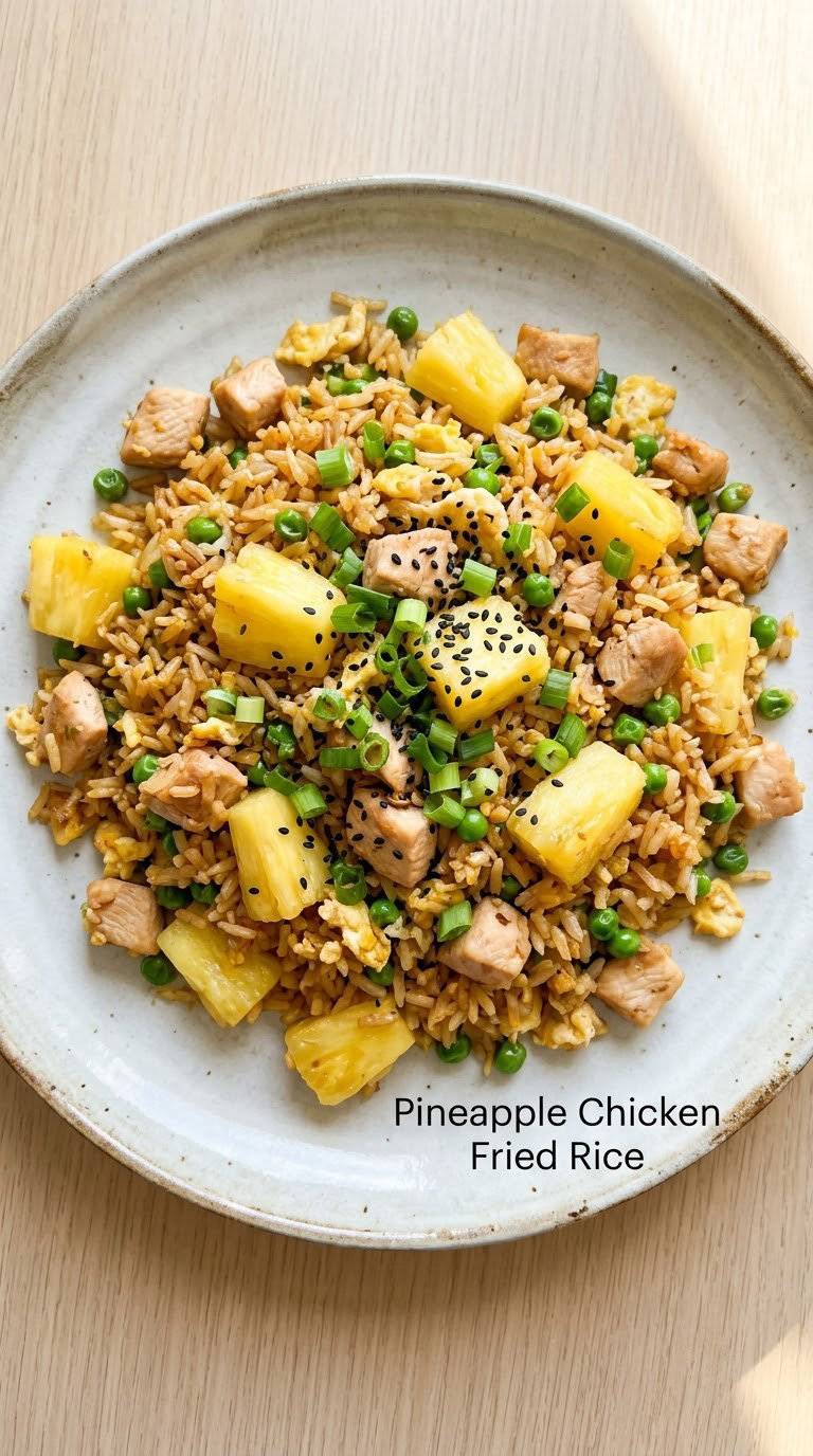 Pineapple Chicken Fried Rice