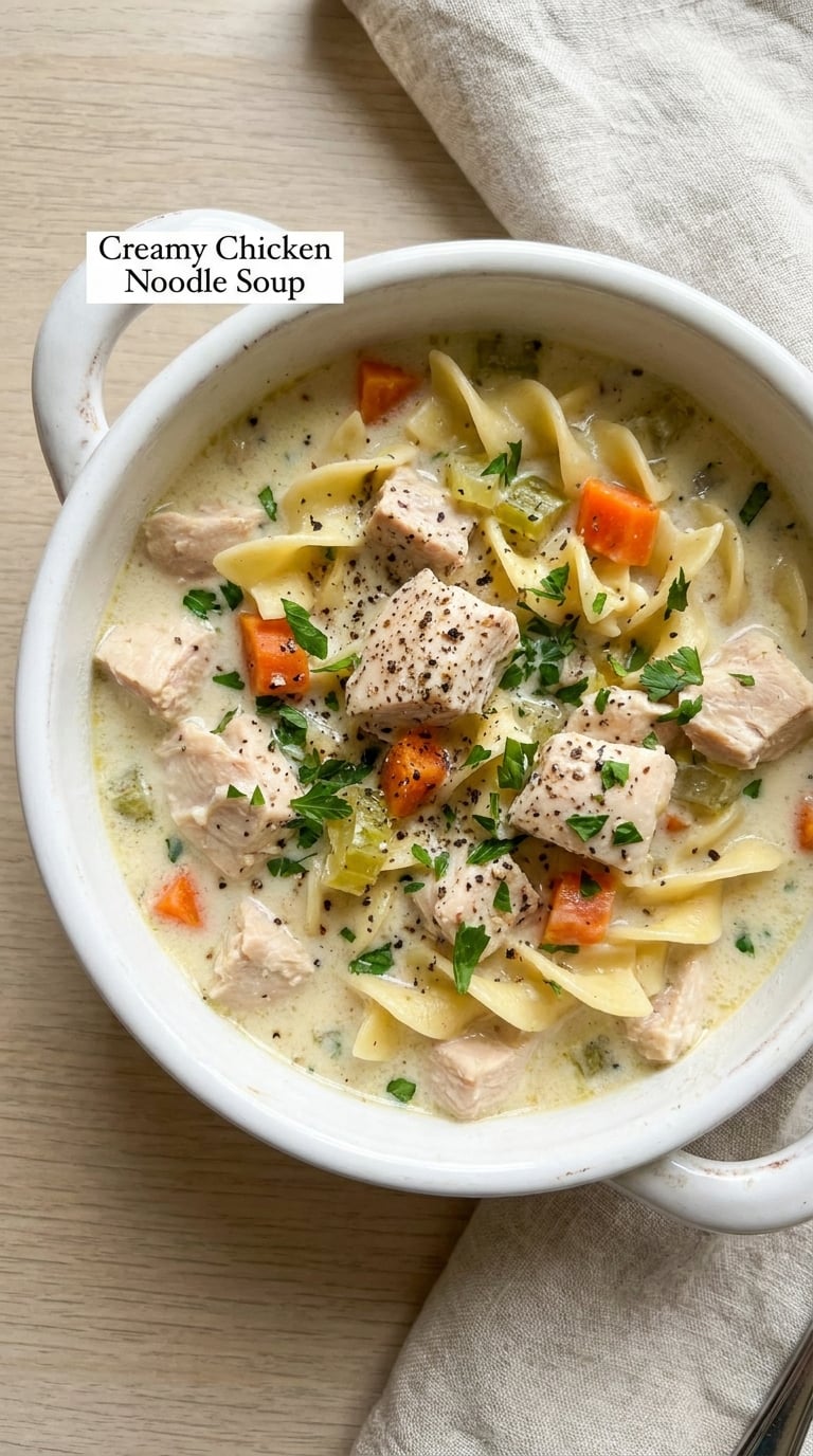 Creamy Chicken Noodle Soup