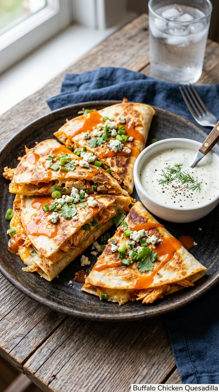 Buffalo Chicken Quesadilla