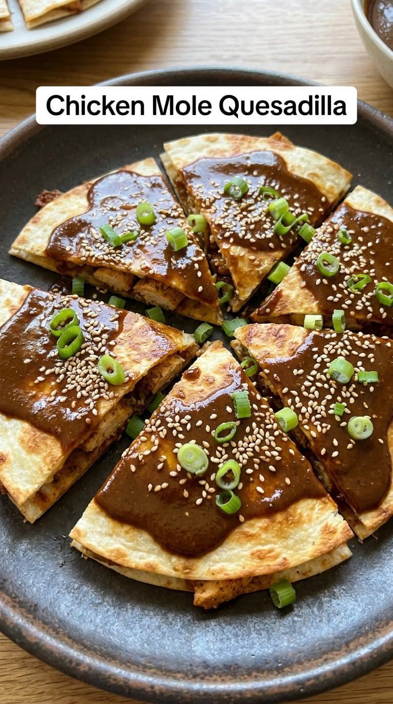 Chicken Mole Quesadilla