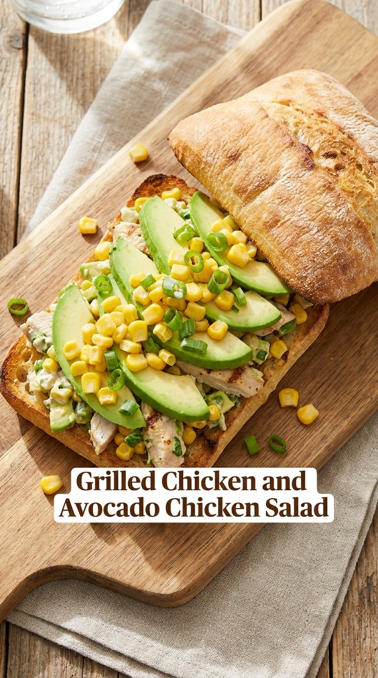 Grilled Chicken and Avocado Chicken Salad