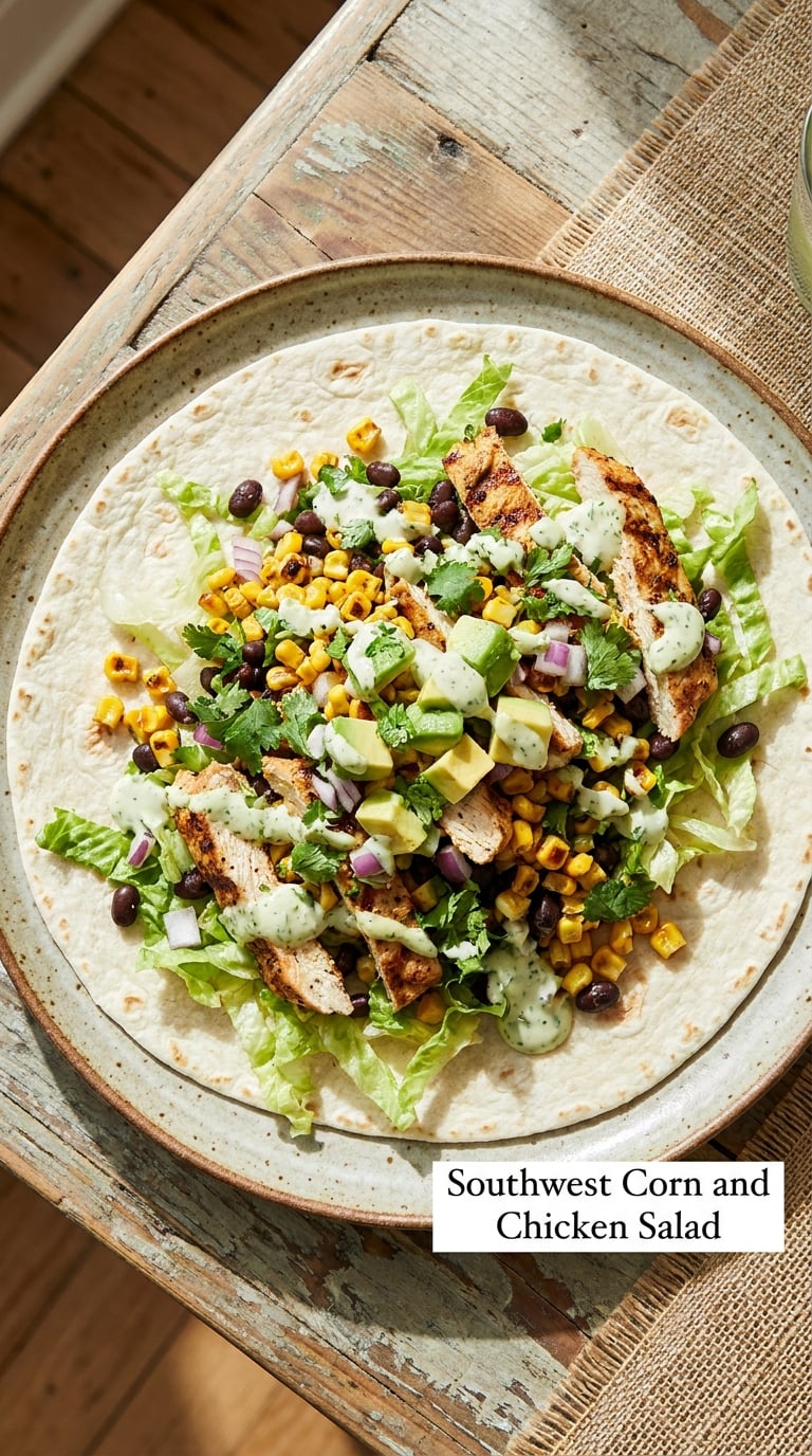 Southwest Corn and Chicken Salad