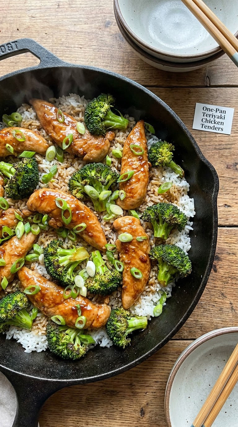 One-Pan Teriyaki Chicken Tenders