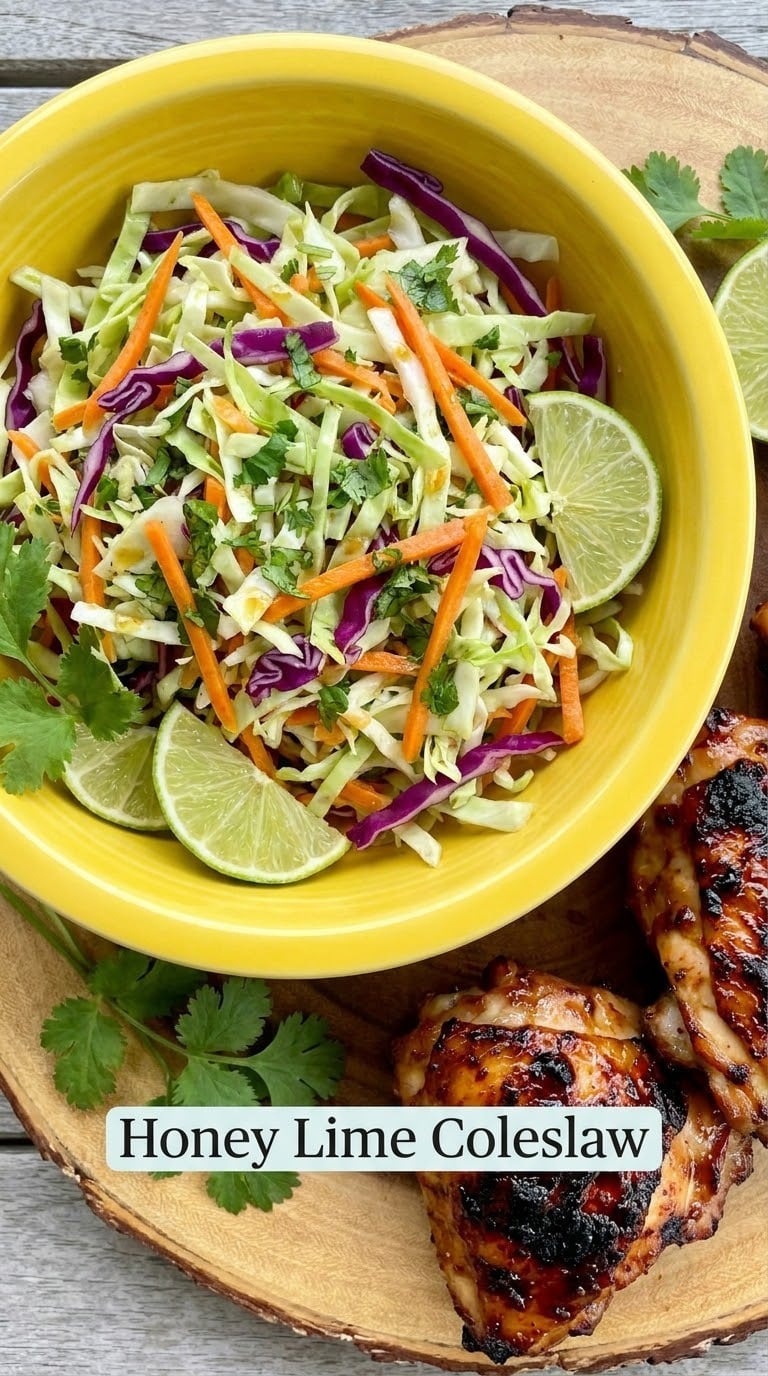 Honey Lime Coleslaw