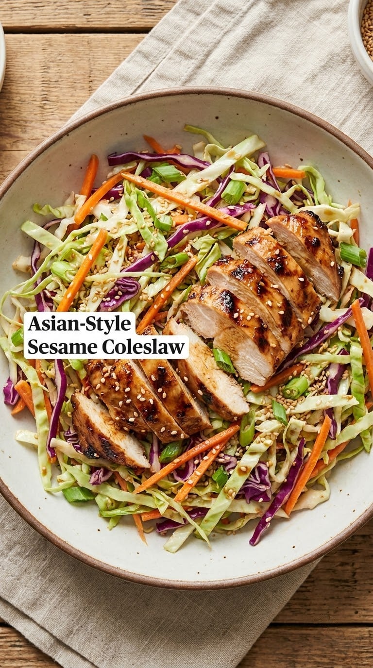 Asian-Style Sesame Coleslaw