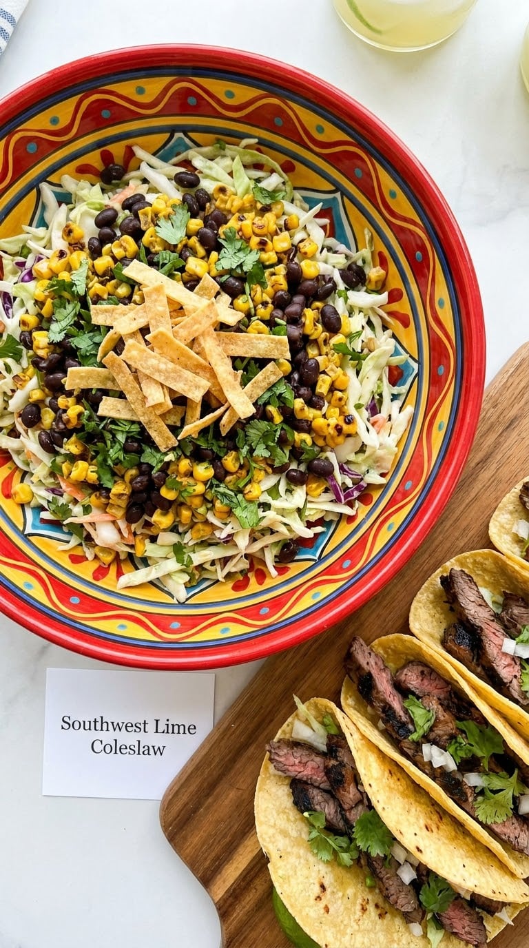 Southwest Lime Coleslaw