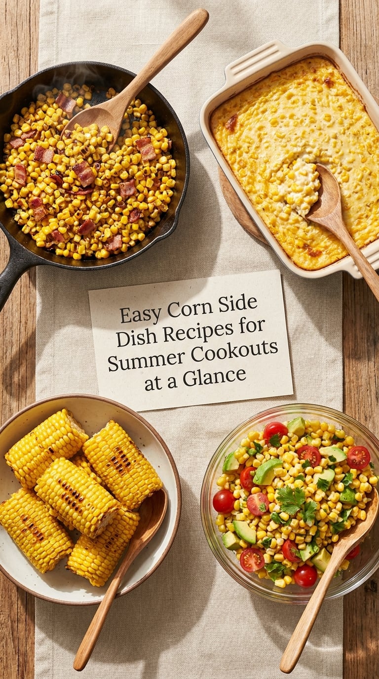 Easy Corn Side Dish Recipes for Summer Cookouts at a Glance