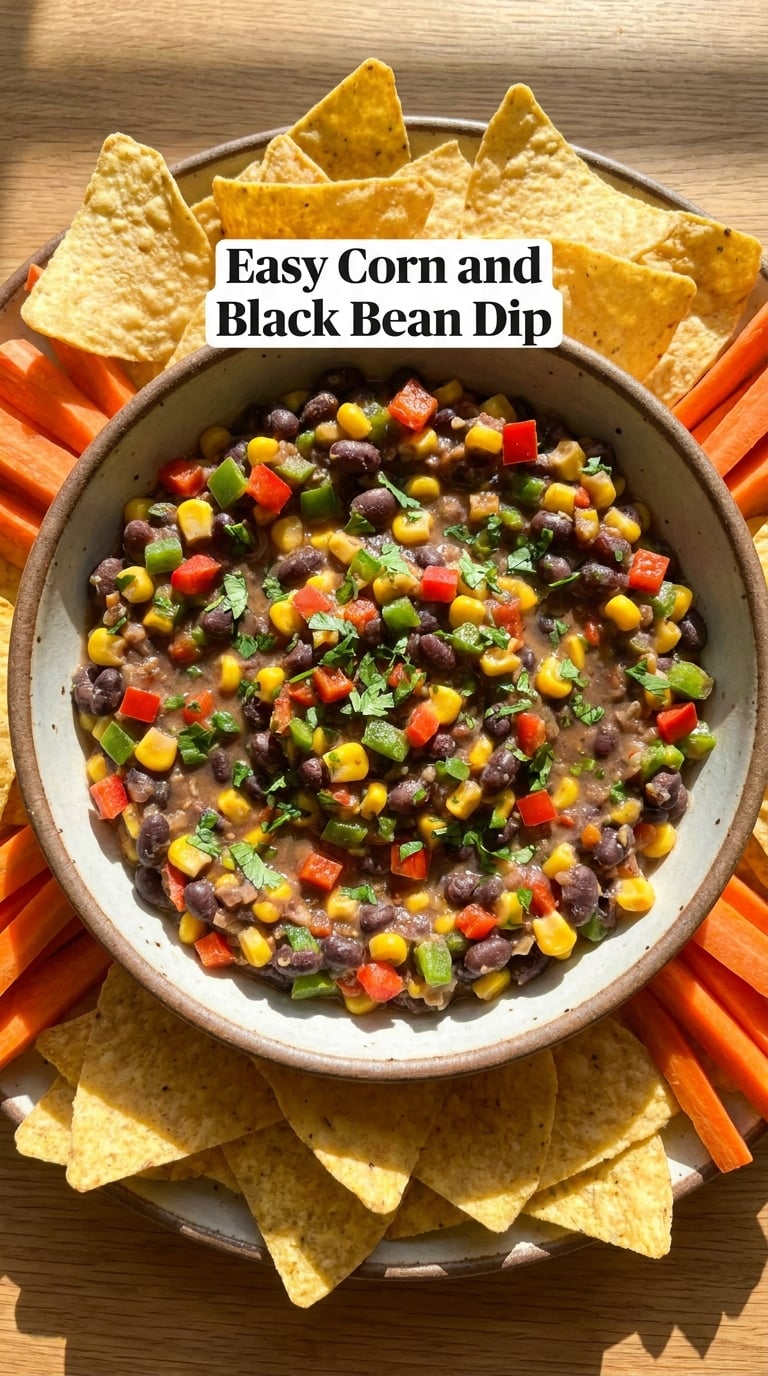 Easy Corn and Black Bean Dip