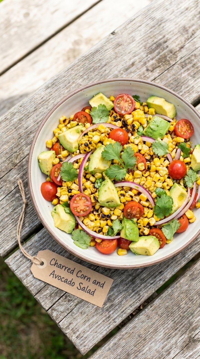 Charred Corn and Avocado Salad