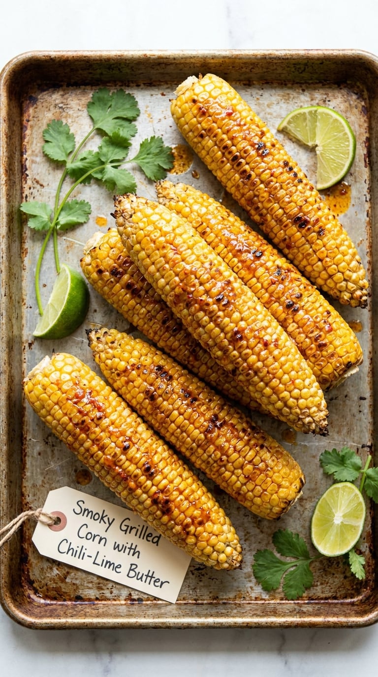 Smoky Grilled Corn with Chili-Lime Butter