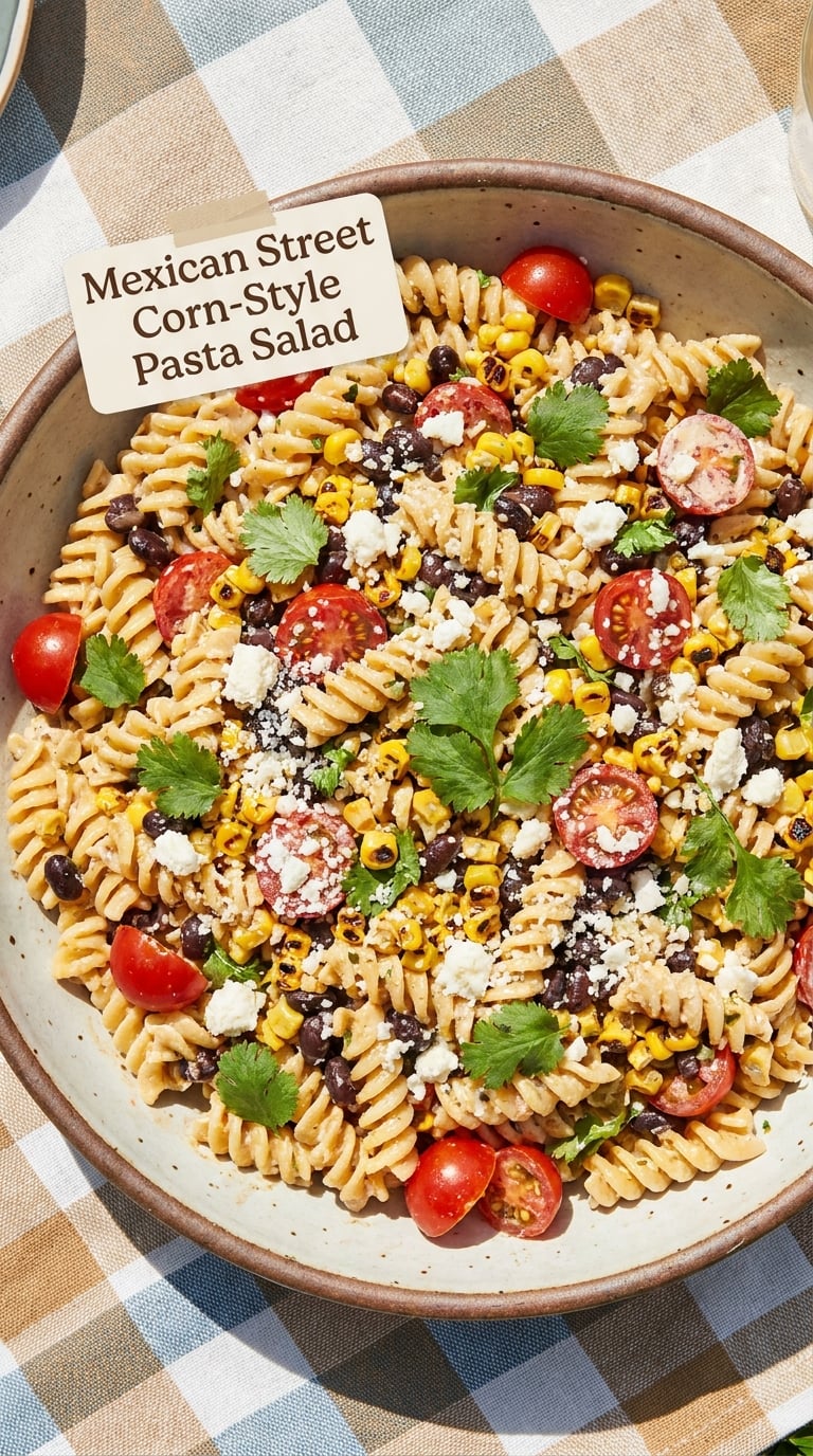 Mexican Street Corn-Style Pasta Salad