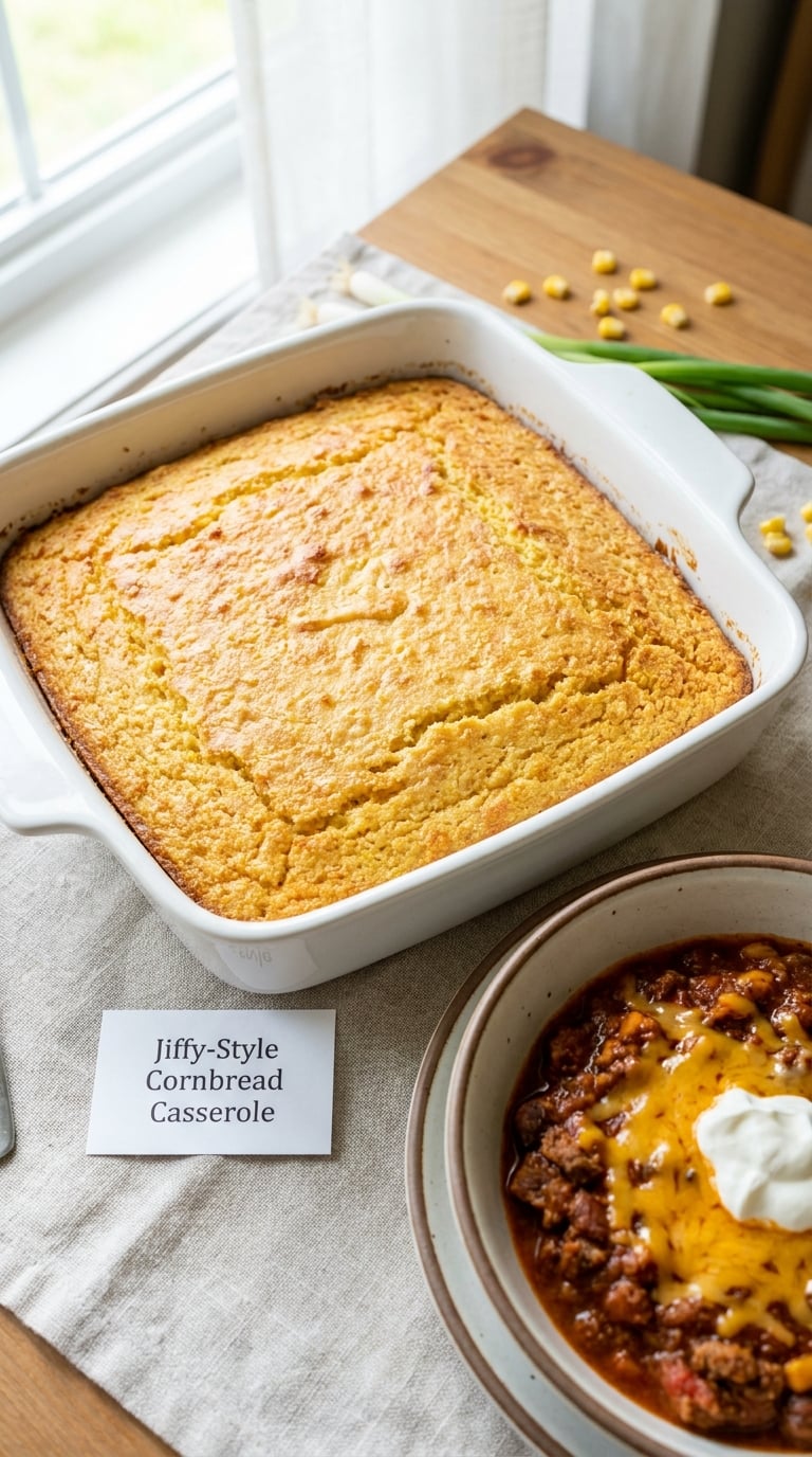 Jiffy-Style Cornbread Casserole