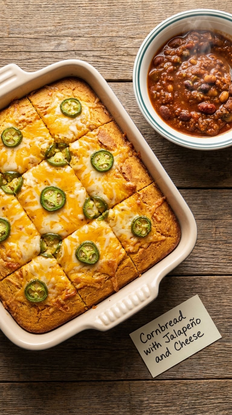 Cornbread with Jalapeno and Cheese