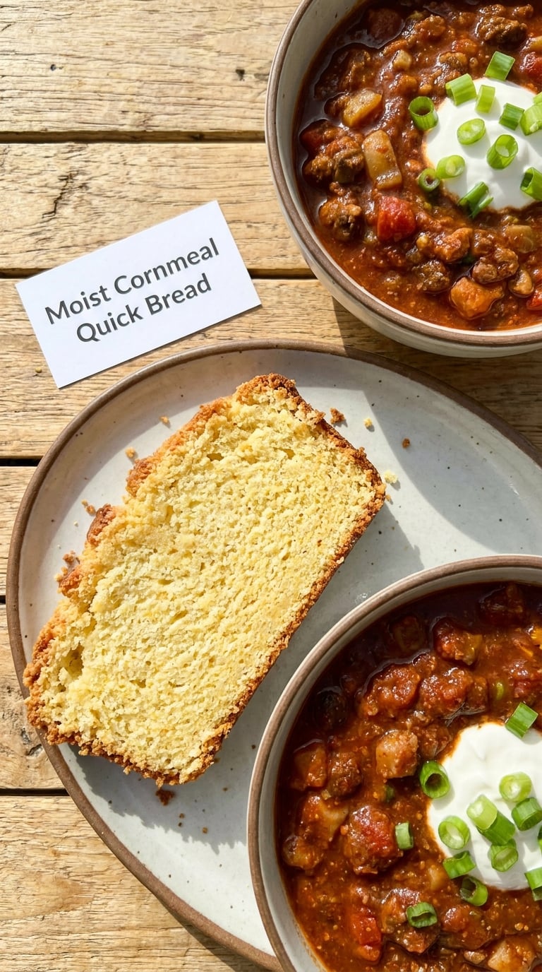 Moist Cornmeal Quick Bread