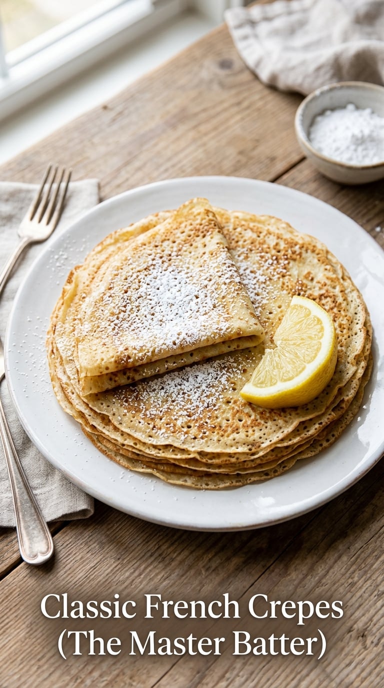 Classic Lemon Sugar Crepes
