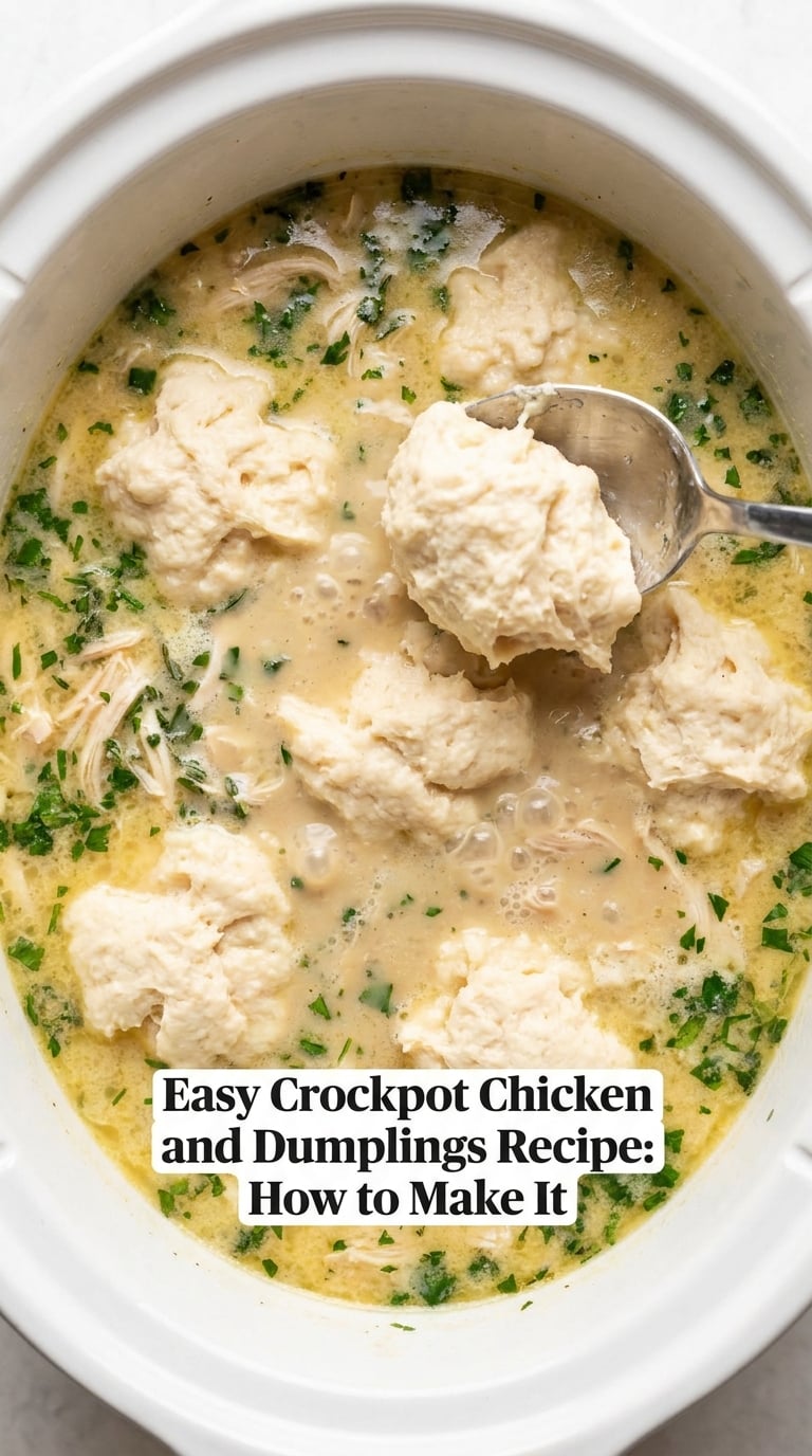 Easy Crockpot Chicken and Dumplings Recipe: How to Make It
